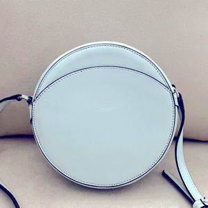 Banana Republic Circle Leather Crossbody Bag